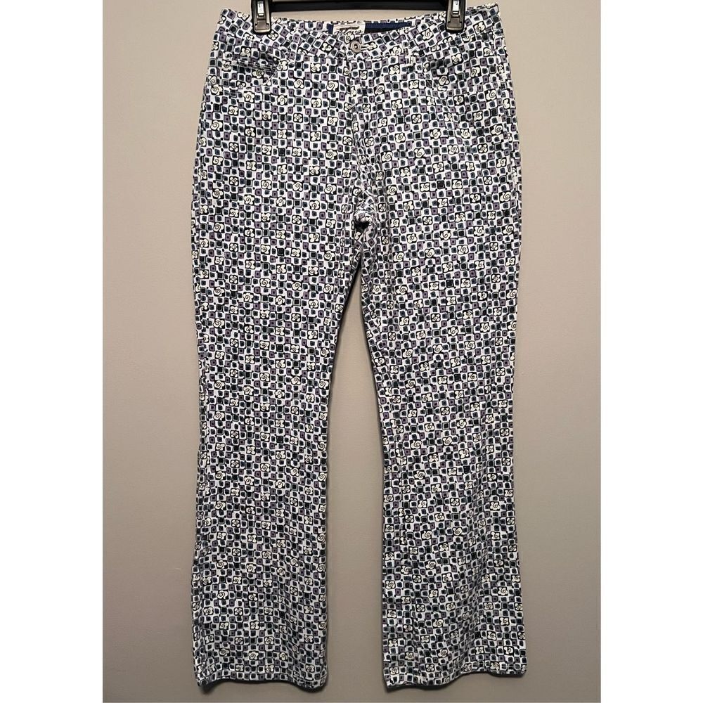 Express Bleus  Floral Print Jeans, size 11/12